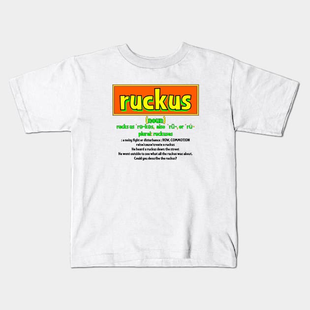 Ruckus Kids T-Shirt by Retro-Matic